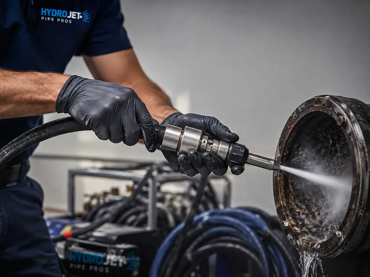 Hydro Jet Pipe Descaling in Port Hueneme, CA